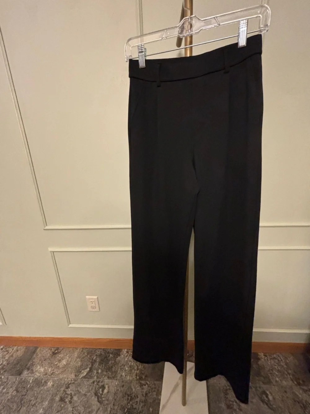 Viral Ultra tall HalaraFlex Stretch Work Pant Mid Rise Side Work Flare Pants - Picture 3 of 5
